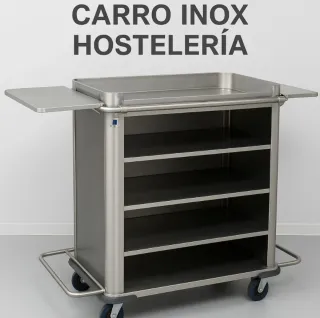 Carro de servicio Inox profesional hostelería