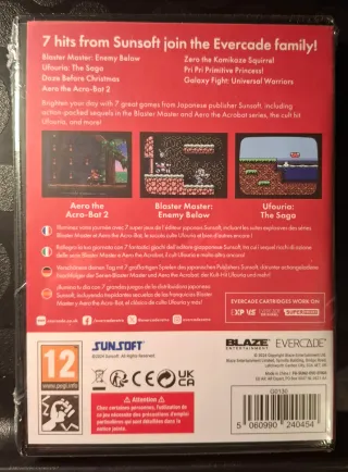 Evercade Sunsoft Collection 2 Cartucho