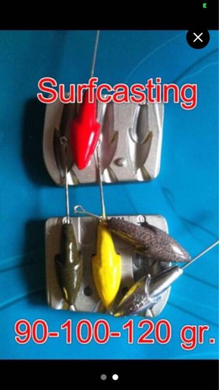 Molde para plomos de pesca