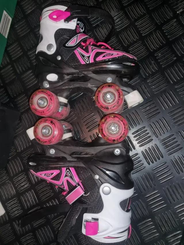 Pattini per bambini regolabili con luci