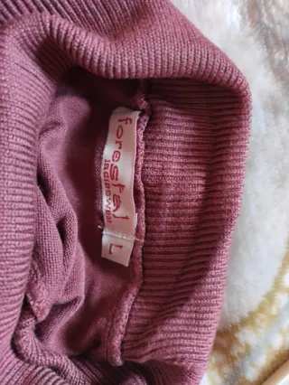 Jersey cuello alto negro mujer