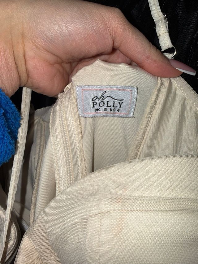 Vestido crema Oh Polly