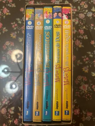 Pack 5 DVDs Martes y 13