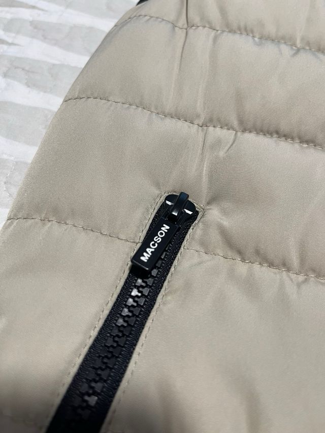 Chaleco Macson Beige y Negro