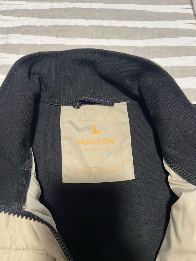 Chaleco Macson Beige y Negro