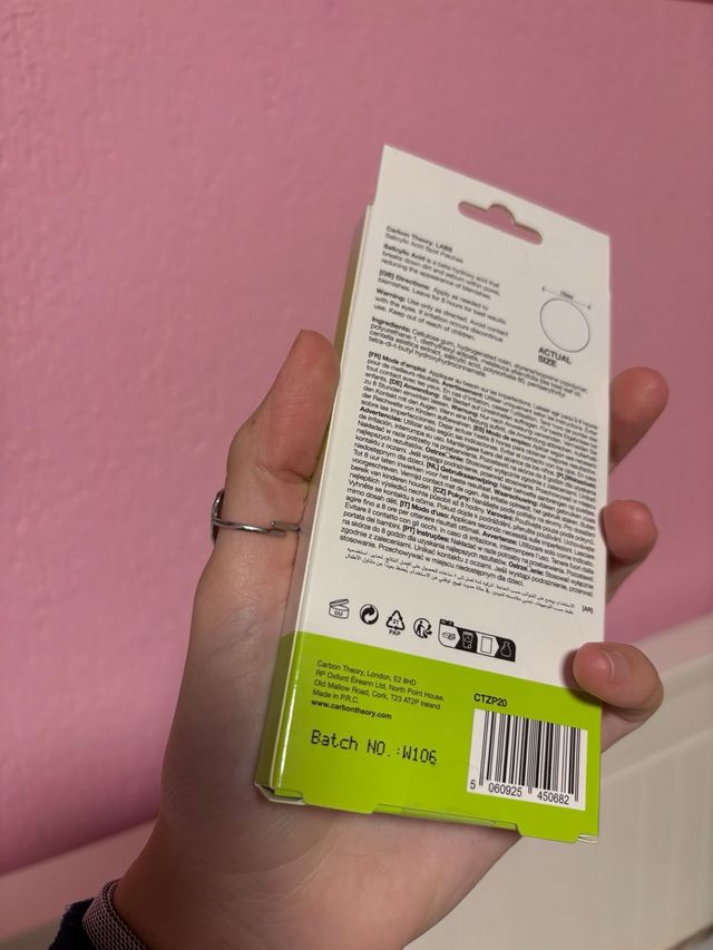 Carbon Theory Zap Patch - Parches Ácido Salicílico