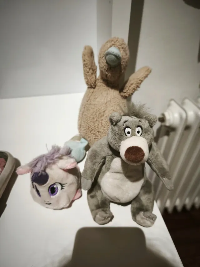 Lote Peluches Oso, Unicornio y Pato