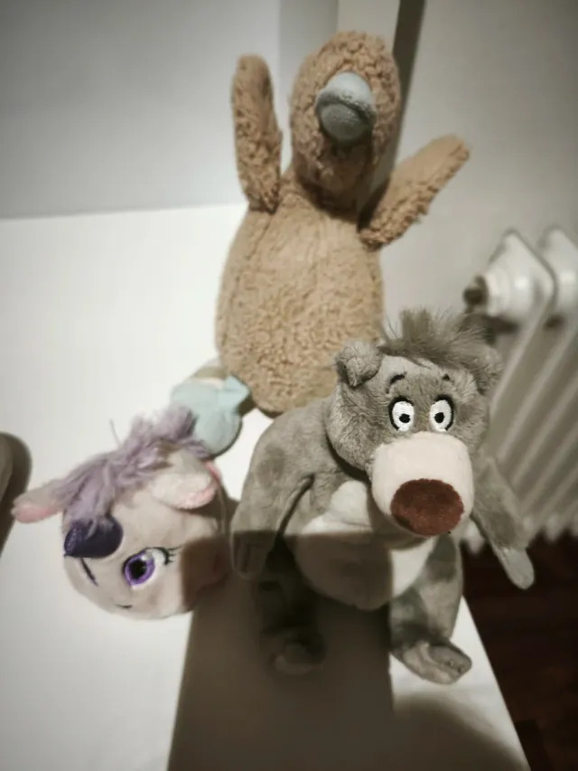 Lote Peluches Oso, Unicornio y Pato