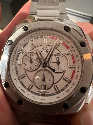 Reloj Jaguar J806 Cronógrafo Plata