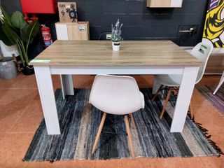 PACK DE MESA CON 4 SILLAS NORDICAS MEDIDA 140*80CM