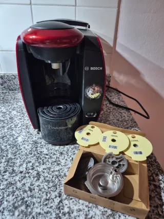 Cafetera Bosch Tassimo + Cápsulas Reutilizables