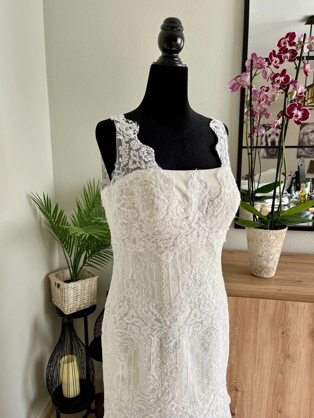 Vestido de Novia Sara Blanco Talla M