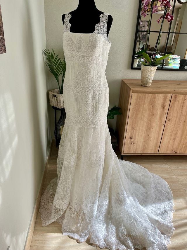 Vestido de Novia Sara Blanco Talla M