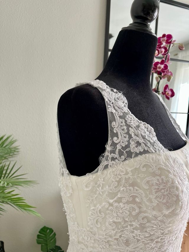 Vestido de Novia Sara Blanco Talla M