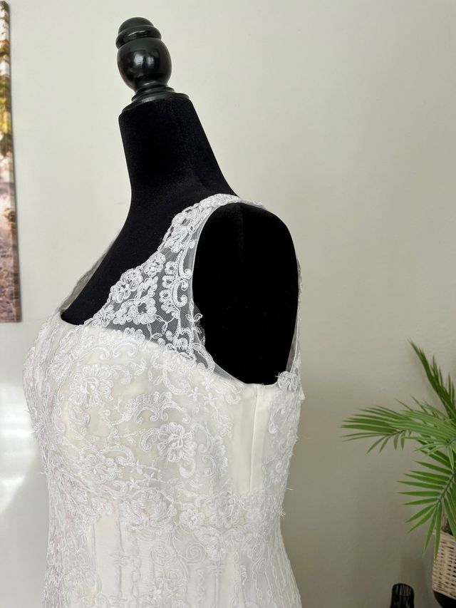 Vestido de Novia Sara Blanco Talla M