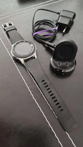 Reloj Watch Negro/Plateado