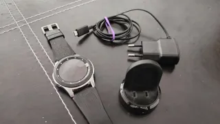 Reloj Watch Negro/Plateado