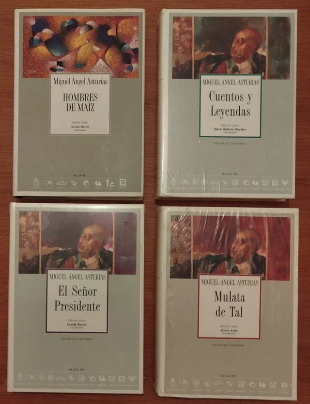 20€ por libro. Miguel Ángel Asturias. Guatemala