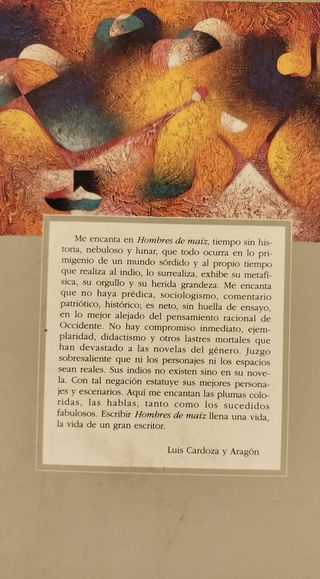 20€ por libro. Miguel Ángel Asturias. Guatemala