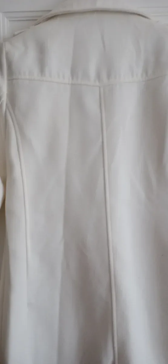 Abrigo blanco. Talla M