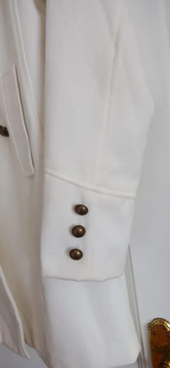 Abrigo blanco. Talla M
