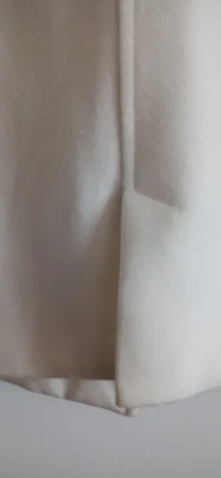 Abrigo blanco. Talla M