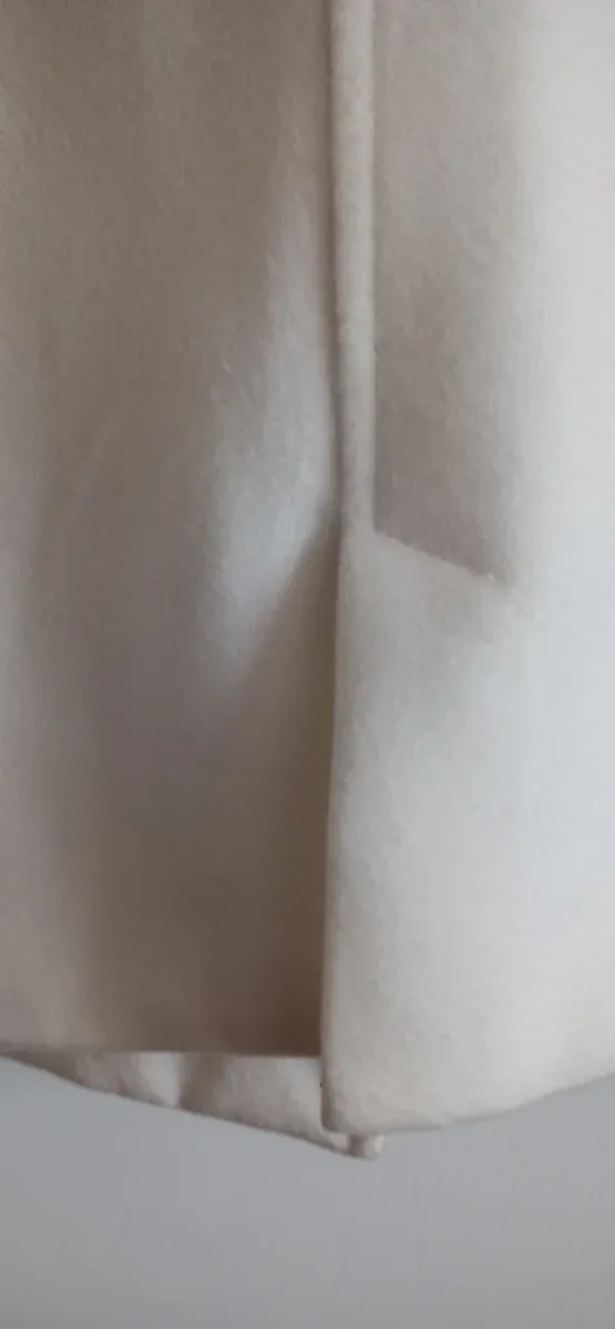 Abrigo blanco. Talla M