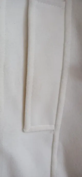 Abrigo blanco. Talla M