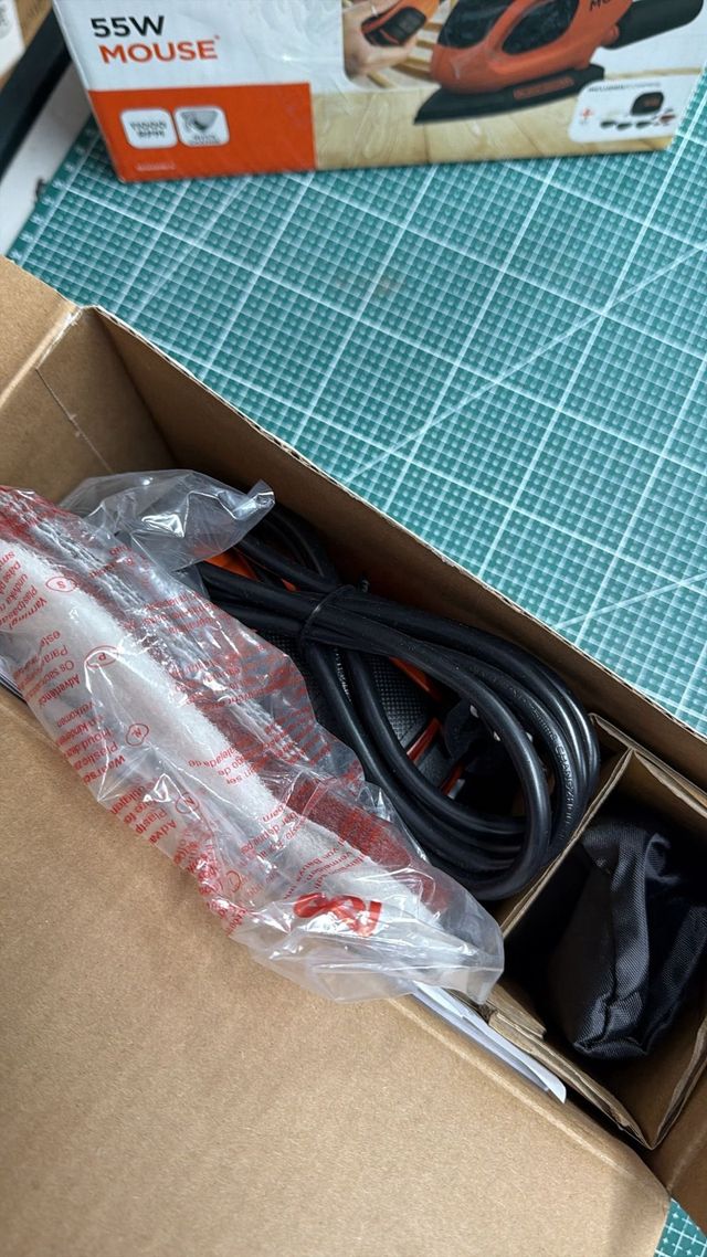 Lijadora BLACK+DECKER Mouse 55W