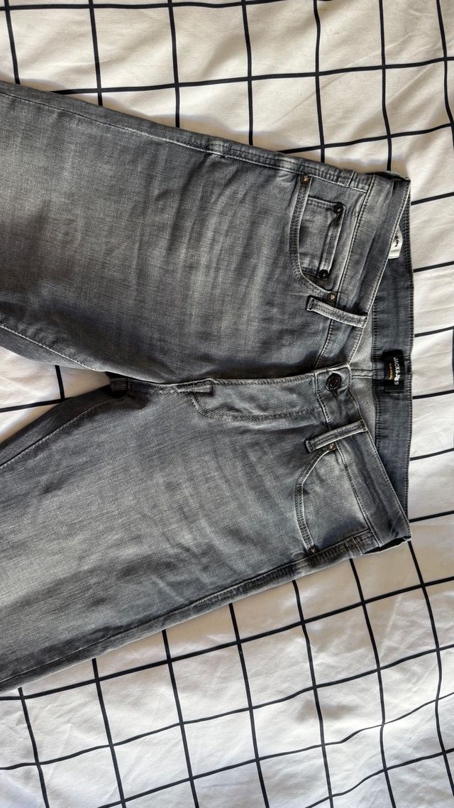 Pantalones vaqueros Jack & Jones grises Slim Glenn