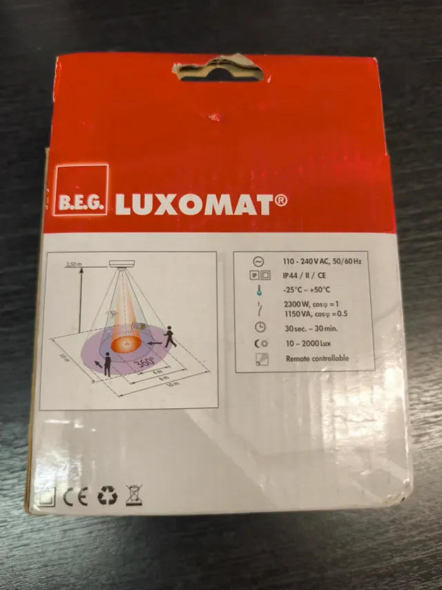 Detector de movimiento B.E.G. LUXOMAT PD3N-1C