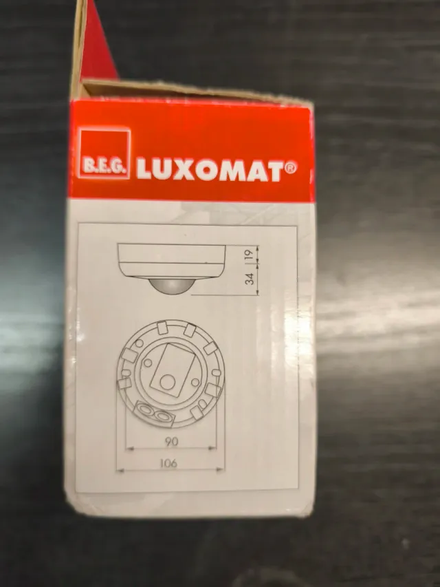 Detector de movimiento B.E.G. LUXOMAT PD3N-1C