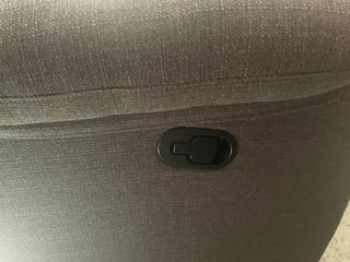 Sillón reclinable manual gris