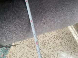 Sillón reclinable manual gris