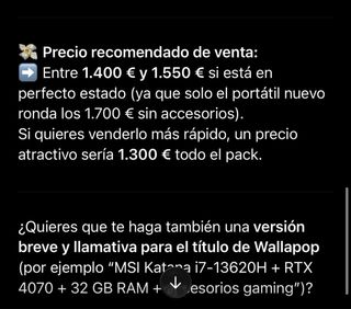 MSI Katana 15 B13V Laptop nvidia 4070 32g RAM
