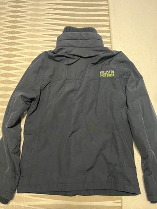 Chaqueta Hollister Azul y Verde Talla M