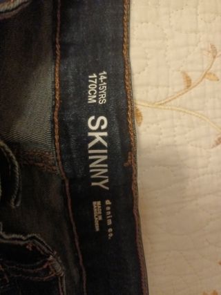 Pantalón vaquero niño Skinny azul