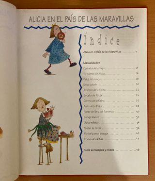 Libro Alicia en el País de las Maravillas + manual