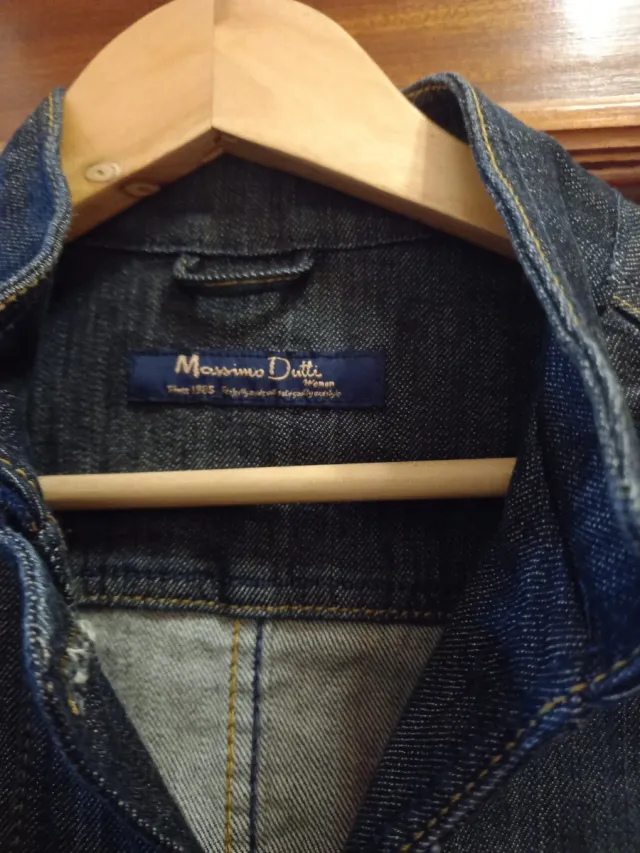 Chaqueta tejana Massimo Dutti azul