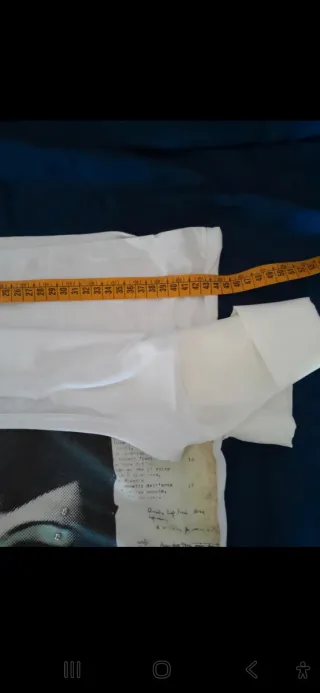 T-shirt indian rose bianca M