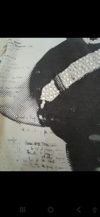 T-shirt indian rose bianca M