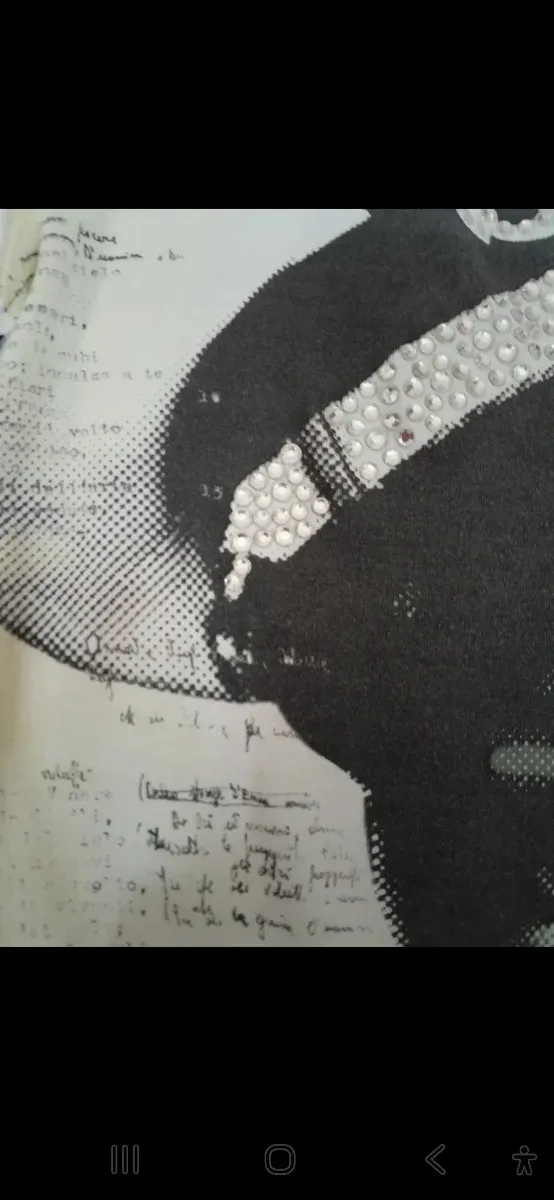 T-shirt indian rose  bianca M