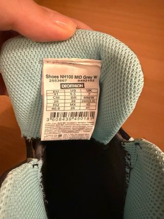 Botas montaña Quechua NH100 Mujer