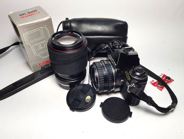 Pentax ME Super+SMC Pentax-M 50mm f/1.7+extras
