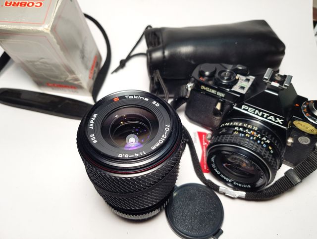 Pentax ME Super+SMC Pentax-M 50mm f/1.7+extras