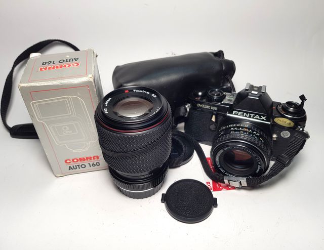Pentax ME Super+SMC Pentax-M 50mm f/1.7+extras