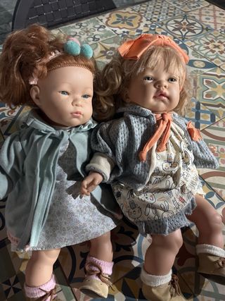 Lote de 4 muñecas bebé