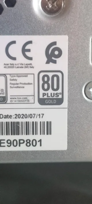 Fuente Alimentación Liteon 500W 80 PlusGold (Acer)