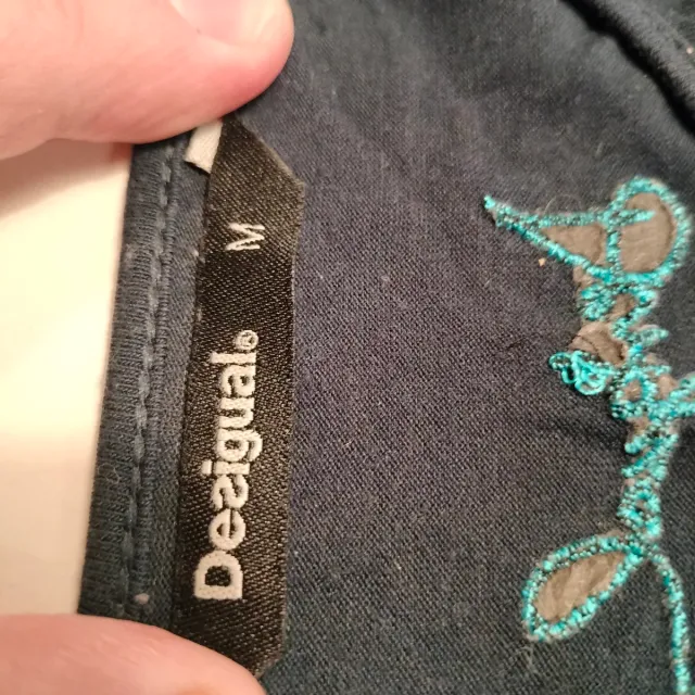 Vestido Desigual Azul marino, negro y  multicolor