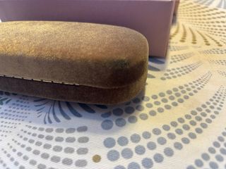 Funda Gafas Miu Miu Dorada y Rosa